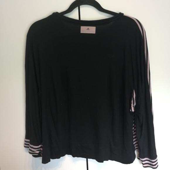 ADIDAS X STELLA McCARTNEY Striped Studio Dance Top Small - Picture 3 of 10